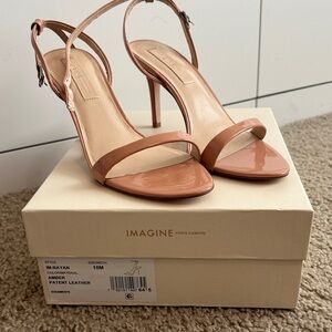 Vince Camuto Women's Blush Patent Leather Heels